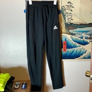 Adidas Mens Black Cotton Sweatpants